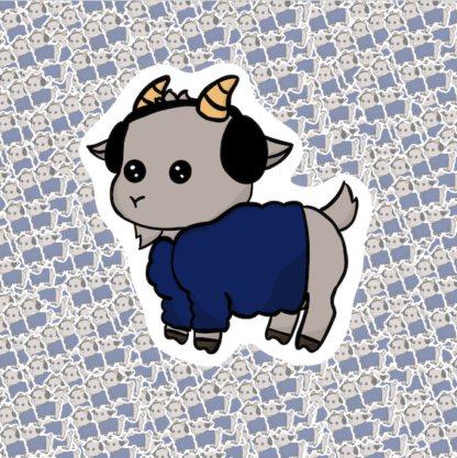 Goat in a Coat Sticker